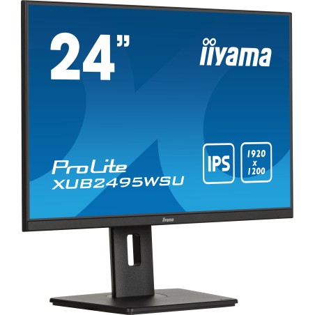 iiyama 241 IPS Panel 1920x1200 - Exceptional Clarity & Vibrant Colors | XUB2495WSU-B7